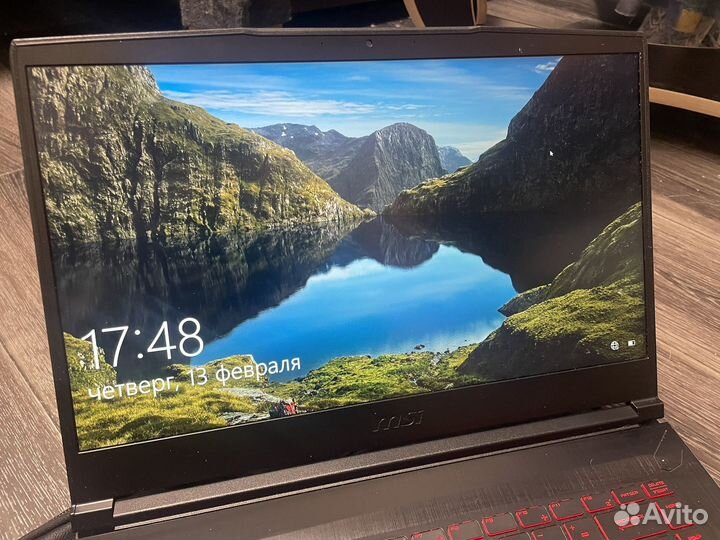 Игровой ноутбук Msi gf63 i5/rtx3050