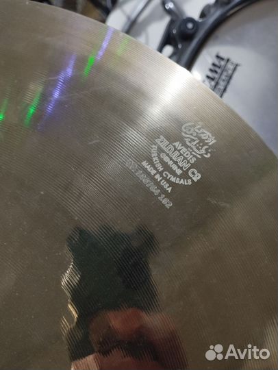 Тарелки zildjian А custom 14 хет и 16 креш