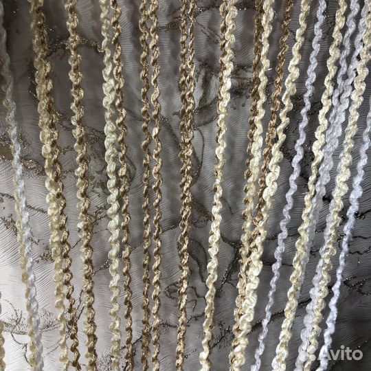 Шторы тюль кисея спираль нитяные