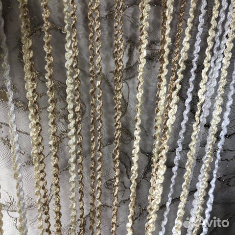 Шторы тюль кисея спираль нитяные