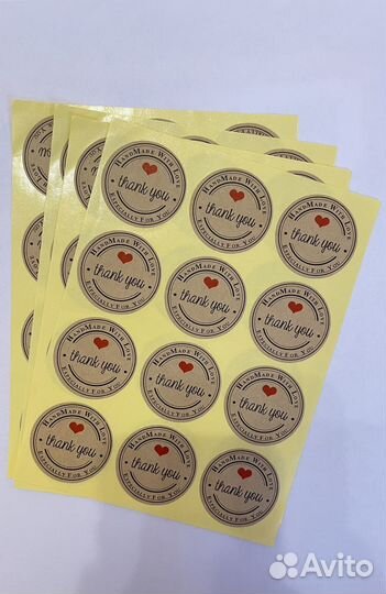 Наклейки ручная работа