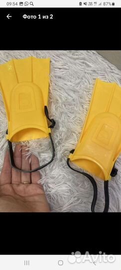 Набор для плавания детский (ласты,маска,трубка)