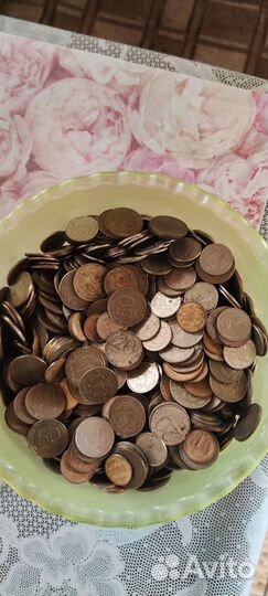 Монеты СССР, 90х, начало 2000х более 5 килограмм