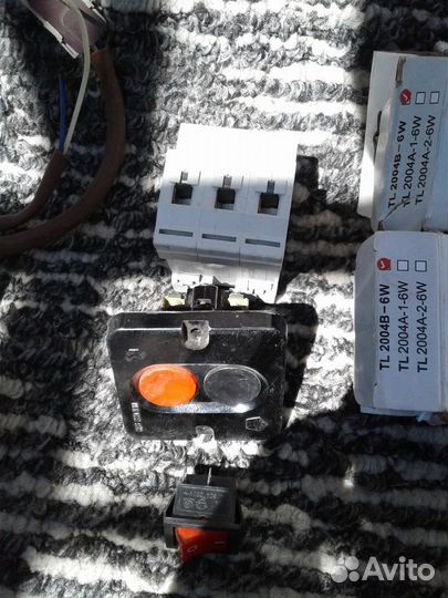 Реле, кабель, розетки