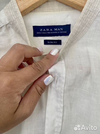 Льняной костюм Zara оригинал S (46)