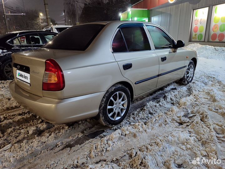 Hyundai Accent 1.5 МТ, 2007, 176 000 км