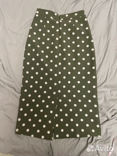 Юбка ретро в горошек американская жена