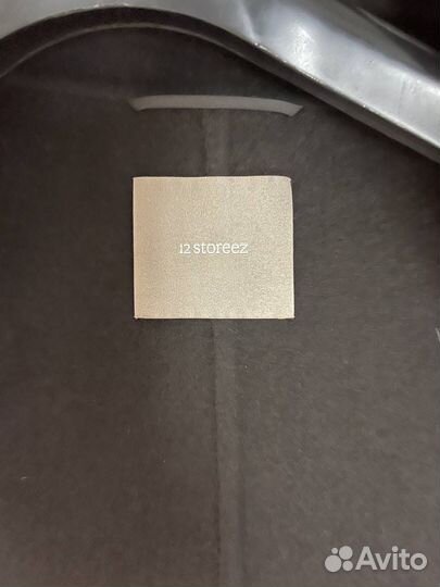 12 storeez пальто мужское из кашемира и шерсти