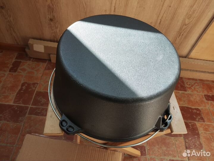 Казан чугунный 6 литров Mallony с крышкой