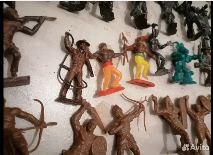 Солдатики, 3 штуки, египтяне