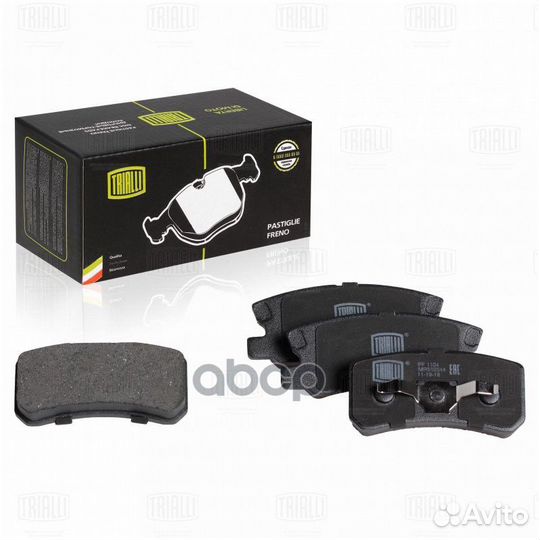 Колодки тормозные дисковые зад PF1104 Trialli