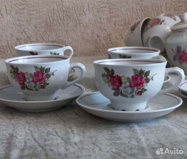 Советский фаянс Коралл дз