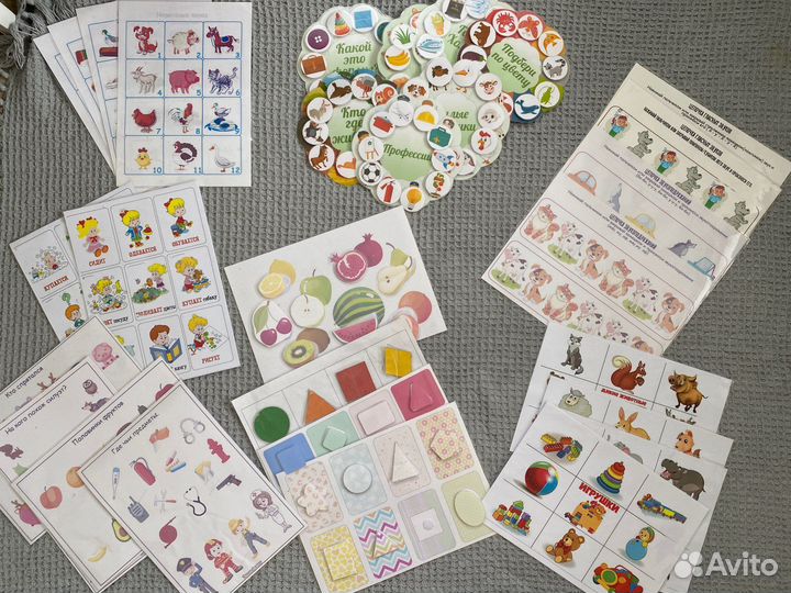 Игры на липучках / развивающие игры / игрушки