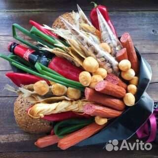 Мужской букет «Сыр и Мясо»