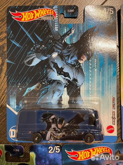 Hot Wheels premium pop culture DC 4 шт