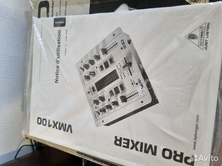 Профессиональный микшер behringer vmx 100