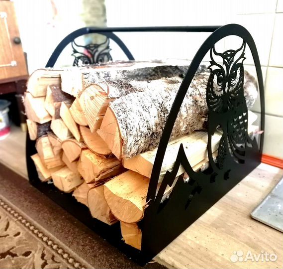 Металлическая дровница