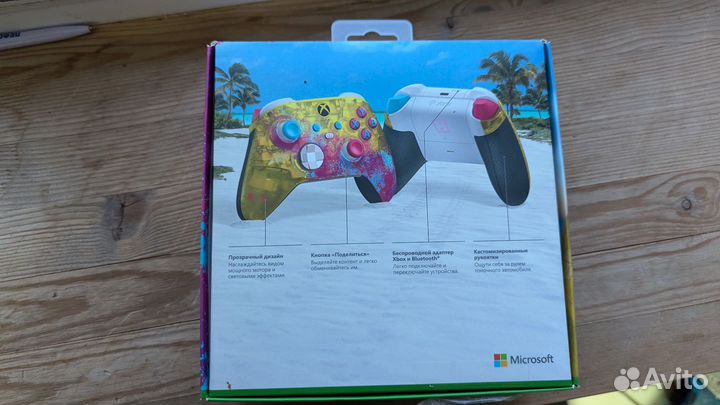 Коробка от геймпада Xbox series forza horizon 5