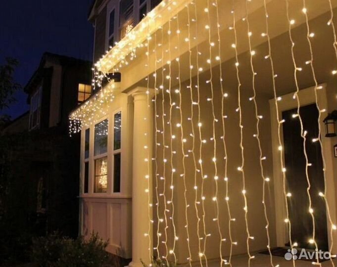 Гирлянда с влагозащитой IP 82