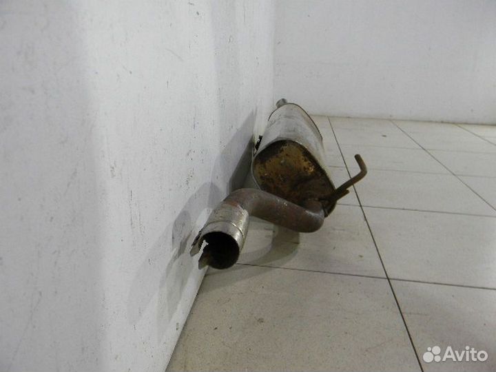 Задняя банка глушителя