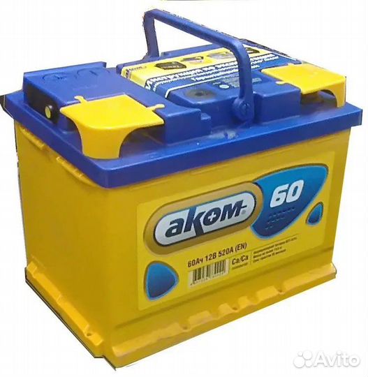 Аккумулятор аkom 60а/ч