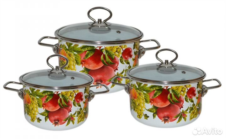 Эмалированная посуда Кастрюли, Чайники