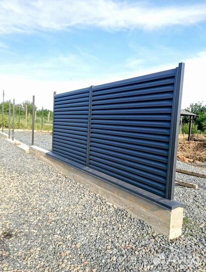 Забор жалюзи под ключ