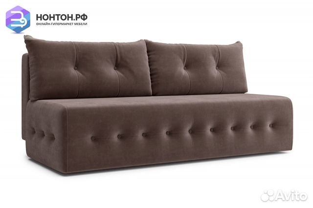 Диван еврокнижка Сити коричневый