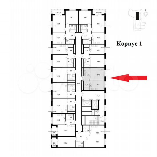 1-к. квартира, 36,2 м², 18/18 эт.