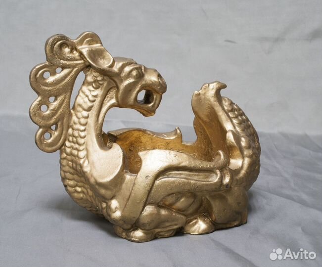 Пепельница Дракон, умпо, высота 10,5 см (2)