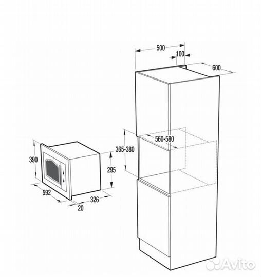 Встраиваемая микроволновая печь Gorenje BM235CLB