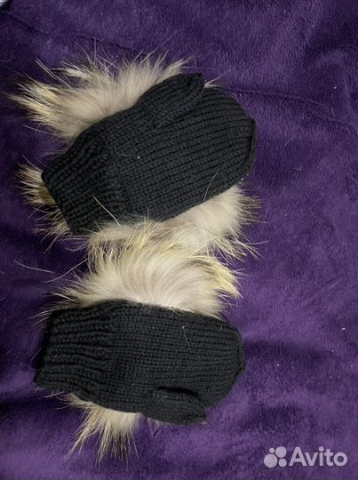 Комплект детский из натурального меха