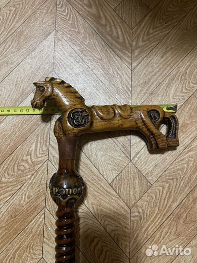 Трость резная для ходьбы Лошадь