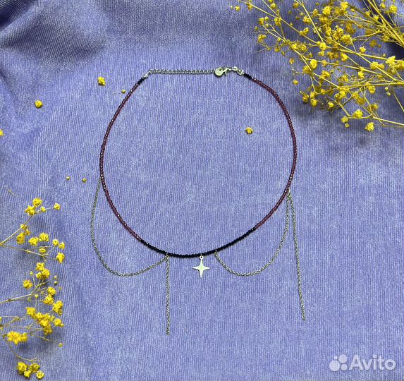 Чокер из натуральных камней