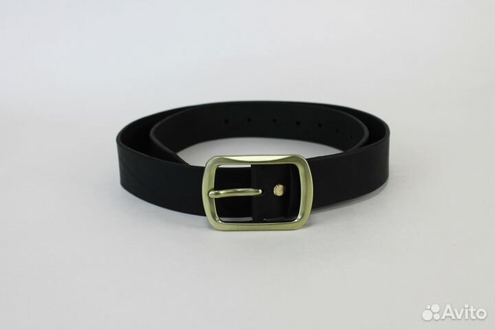 Мужской кожаный ремень ручной работы