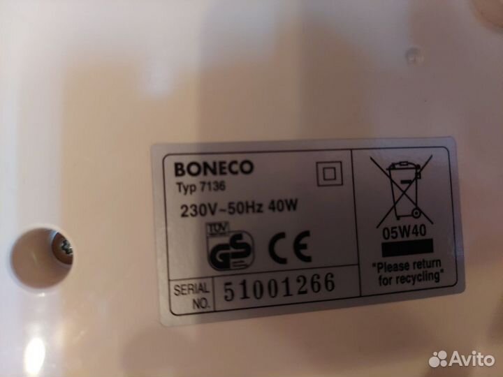 Увлажнитель воздуха Boneco 7136