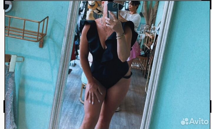 Эффектный слитный Купальник