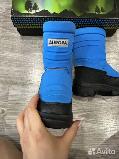 Детские сапоги дутики зимние размер 26