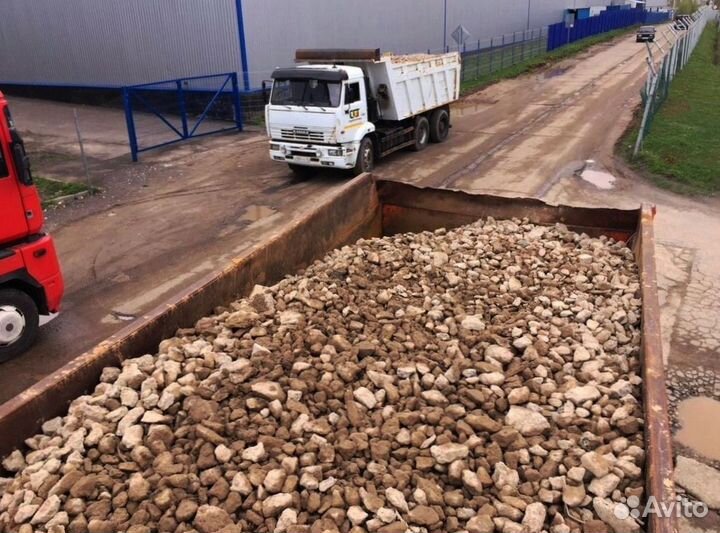 Щебень гравийный с доставкой