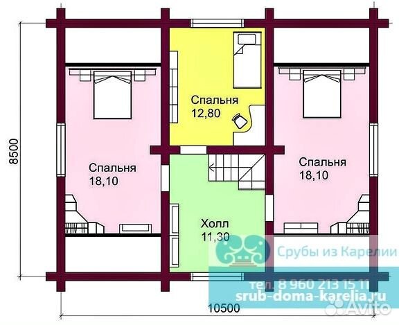 СПб - Сруб дома из бревна