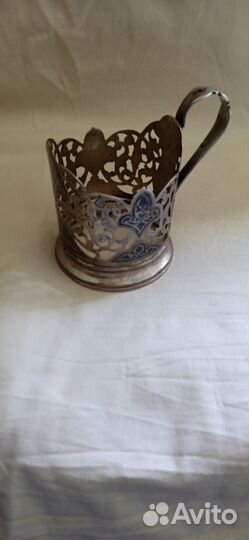 Подстаканник серебряный