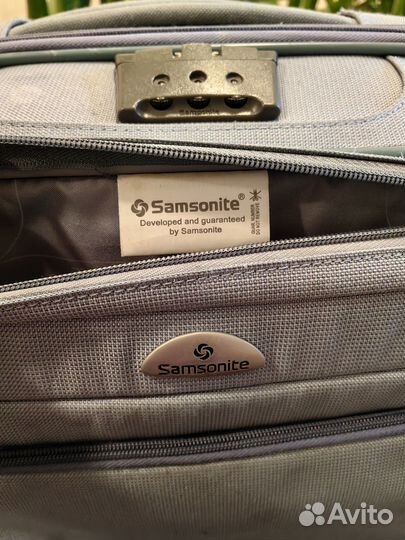 Чемодан бу на колесах М Samsonite средний