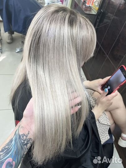 Блонд,Выход из черного,Airtouch,Свадебный образ