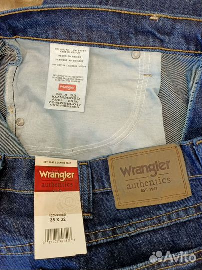 Джинсы мужские wrangler