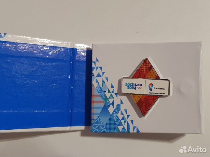 Значок олимпийских игр 2014 редкий абсолютно новый