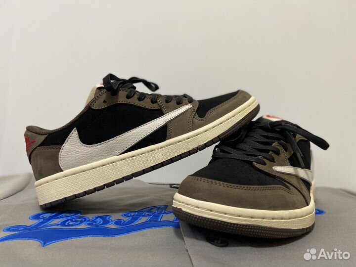 Кроссовки Nike Jordan 1 x Travis Scott Dark Mocha