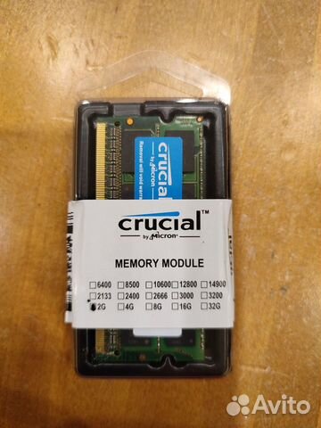 Оперативная память ddr3L 2 gb