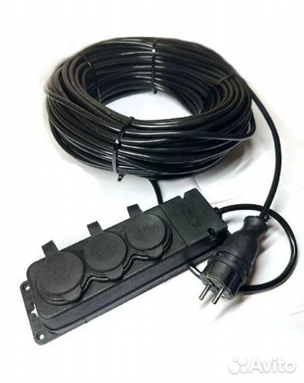 Удлинитель размотка пвс 3х2,5 - 5 м / 3 розетки