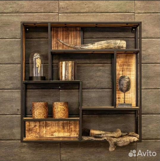 Полки в стиле лофт