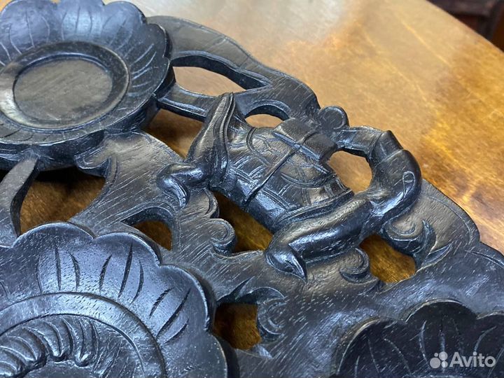 Поднос под пиалы деревянный